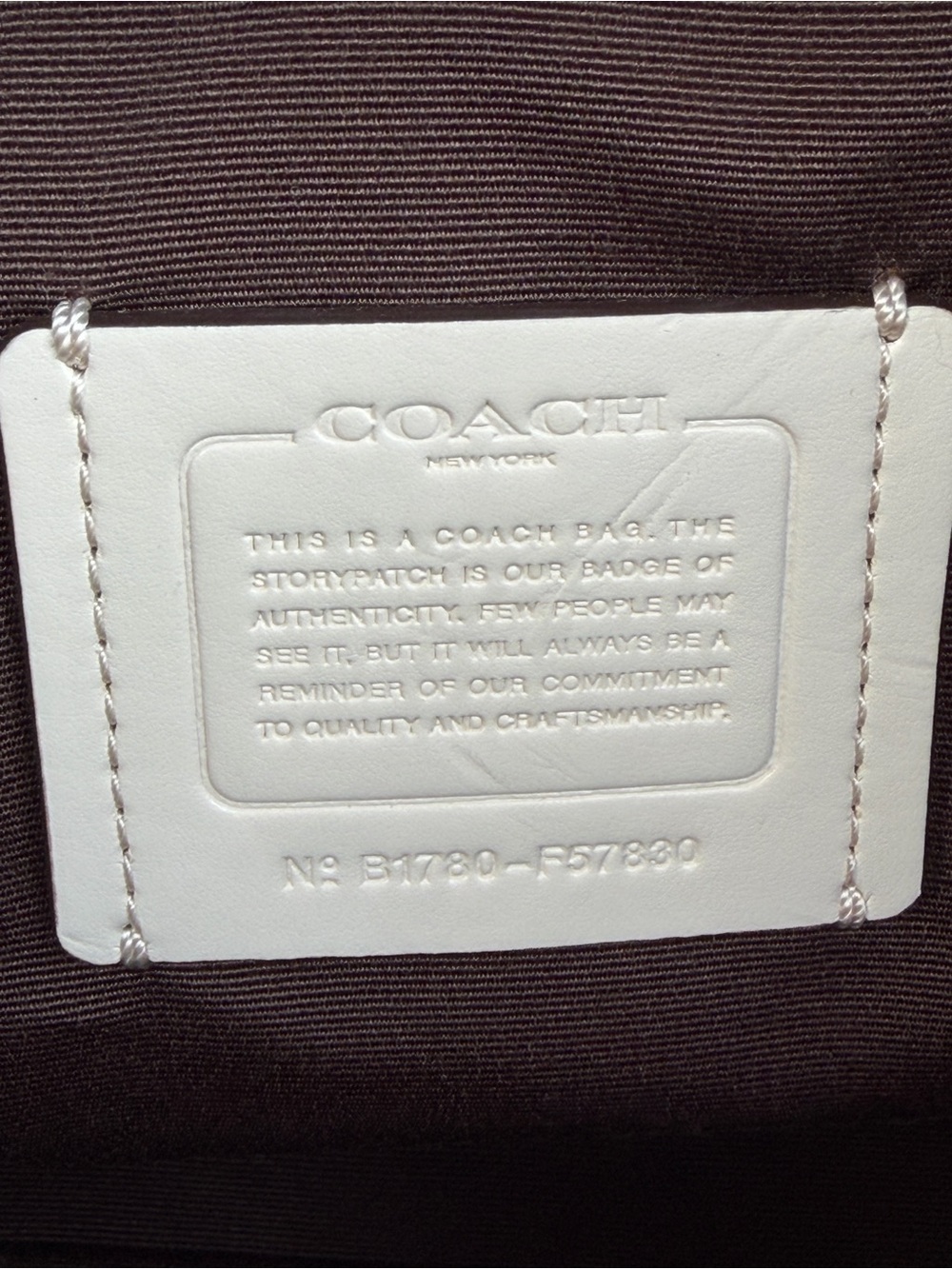 Coach Signature Canvas Mini Kelsey Satchel Beige White Leather Crossbody bag - Picture 13 of 13